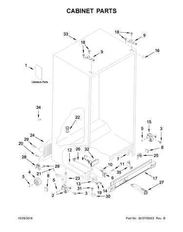 Cabinet parts