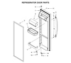 Kenmore 10651724410 refrigerator door parts diagram