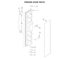 Kenmore 10651724410 freezer door parts diagram
