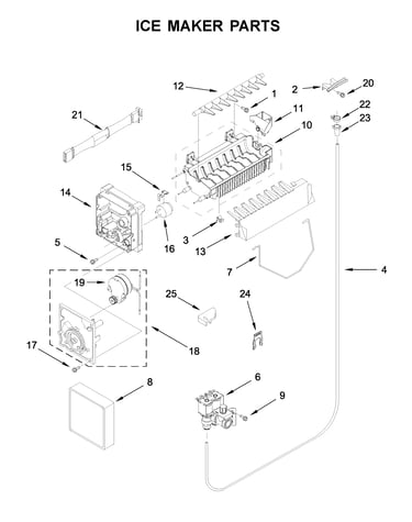 Ice maker parts