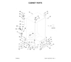 Kenmore 10651789414 cabinet parts diagram