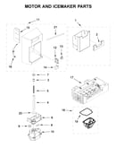 Motor and icemaker parts