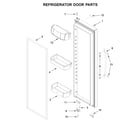 Kenmore 10651789414 refrigerator door parts diagram