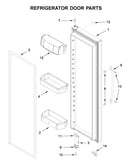 Refrigerator door parts
