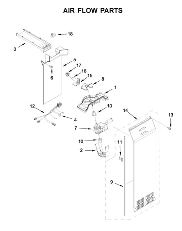 Air flow parts