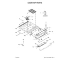 Kenmore 66475113611 cooktop parts diagram