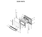 Kenmore 66475113611 door parts diagram