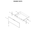 Kenmore 66475113611 drawer parts diagram