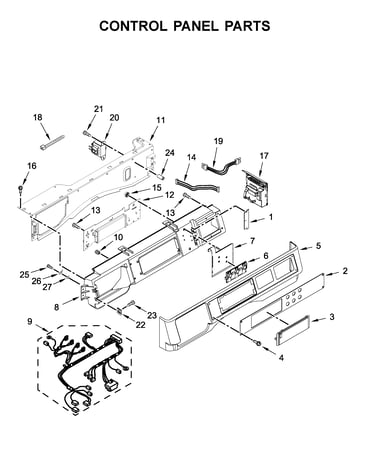 Control panel parts