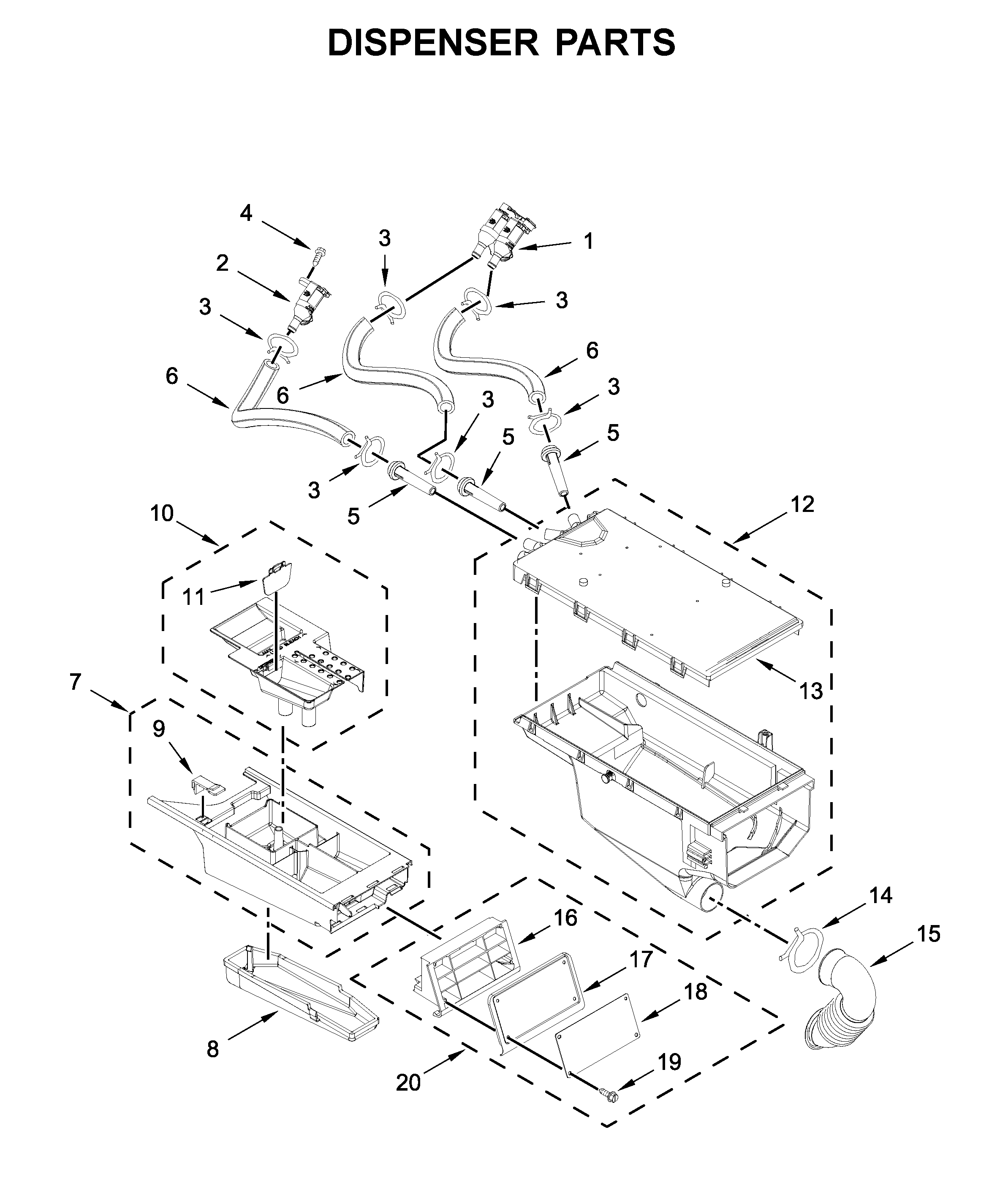 DISPENSER PARTS