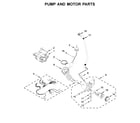 Kenmore 11041952710 pump and motor parts diagram