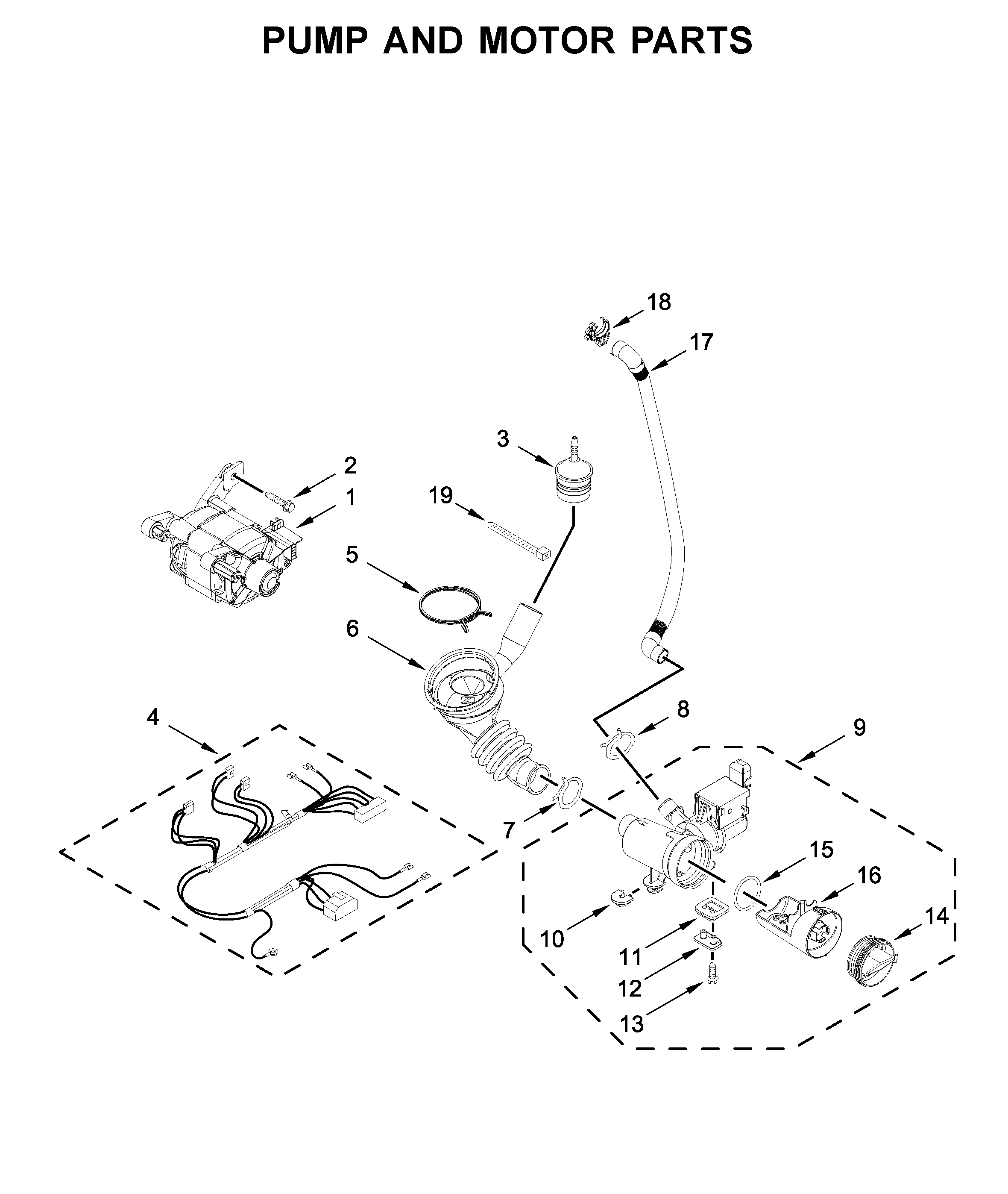 Pump and motor parts