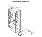 Kenmore 10650049710 refrigerator liner parts diagram