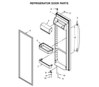 Kenmore 10650043710 refrigerator door parts diagram