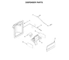 Kenmore 10650043710 dispenser parts diagram
