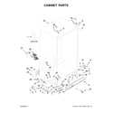 Kenmore 10651752710 cabinet parts diagram