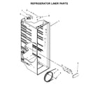 Kenmore 10651752710 refrigerator liner parts diagram
