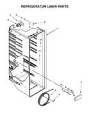 Refrigerator liner parts