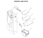 Kenmore 10651752710 freezer liner parts diagram