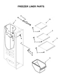 Freezer liner parts