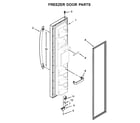 Kenmore 10651752710 freezer door parts diagram