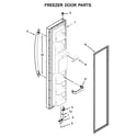 Kenmore 10651752710 freezer door parts diagram