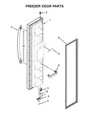 Freezer door parts