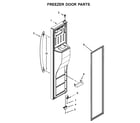 Kenmore 1064651339710 freezer door parts diagram