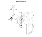 Kenmore 10651332710 air flow parts diagram