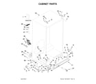 Kenmore 10651119711 cabinet parts diagram