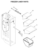Freezer liner parts