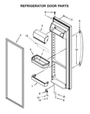 Refrigerator door parts