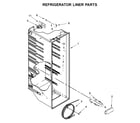 Kenmore 10650049711 refrigerator liner parts diagram