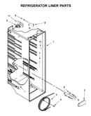 Refrigerator liner parts