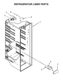 Refrigerator liner parts