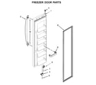 Kenmore 10641172711 freezer door parts diagram