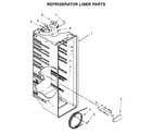 Kenmore 10651113710 refrigerator liner parts diagram