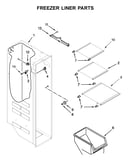 Freezer liner parts