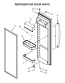Refrigerator door parts