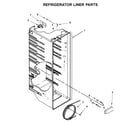 Kenmore 10650045710 refrigerator liner parts diagram