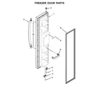 Kenmore 10650045710 freezer door parts diagram