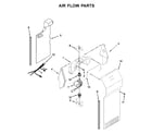 Kenmore 10650045710 air flow parts diagram