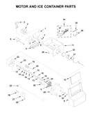 Motor and ice container parts