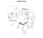 Kenmore 11044432810 cabinet parts diagram