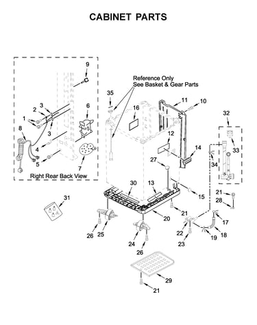 Cabinet parts
