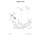 Kenmore 10651759711 cabinet parts diagram