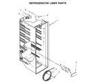 Kenmore 10651759711 refrigerator liner parts diagram