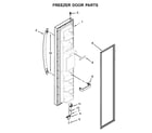 Kenmore 10651759711 freezer door parts diagram
