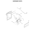 Kenmore 10651115710 dispenser parts diagram