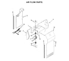 Kenmore 10651115710 air flow parts diagram